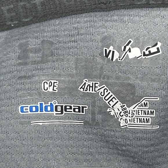 USNA Navy Midshipmen Jacket Men's XL Blue Under Armour Full Zip Cold Gear - Picture 4 of 11